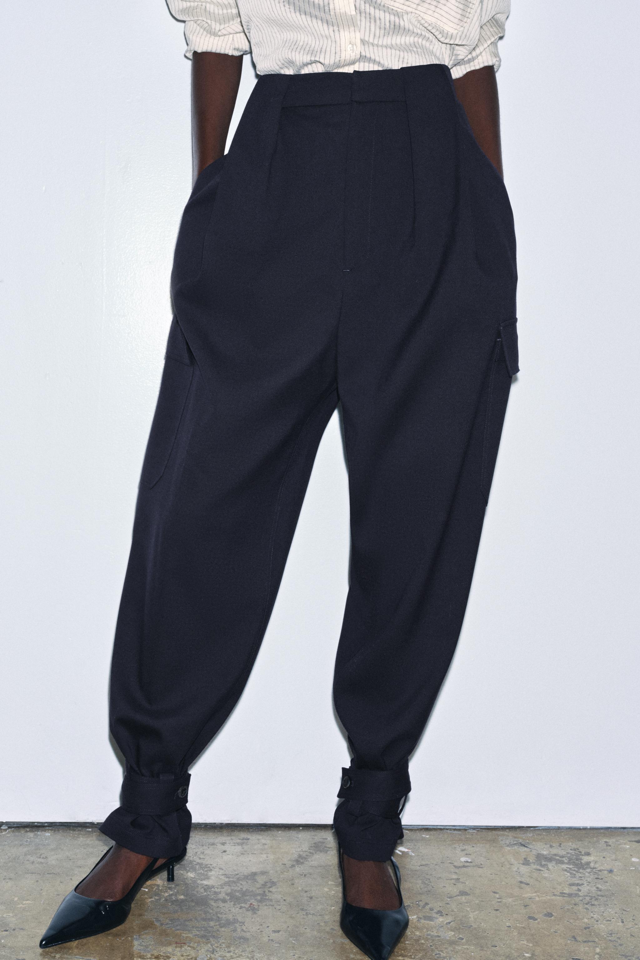 ZW COLLECTION LIMITED EDITION PLEATED CARGO PANTS